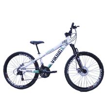 Bicicleta Viking X Tuff 25/30 26 Freio A Disco Mec 21 Velocidades Branco Verde