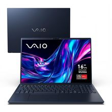 Notebook VAIO FE16 AMD® Ryzen 5-5625U Linux 8GB RAM 256GB SSD16 IPS WUXGA Antirreflexo - Cinza