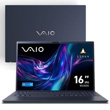 Notebook VAIO FE16 Intel Core i5-1335U Linux 16GB RAM 512GB SSD Tela 16 IPS WUXGA Antirreflexo