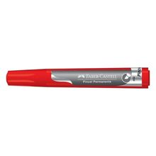 Pincel Marcador Permanente Faber-castell Vermelho
