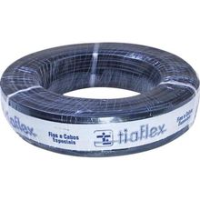 Cabo Para Microfone Balanceado Ofhc 2 X 0,30mm² (22awg) Preto Tiaflex - Rl - 100