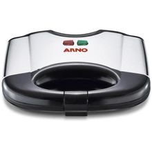 Sanduicheira E Grill Arno Sacs Antiaderente Inox 220V