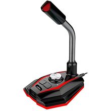 Microfone Gamer Usb Omnidirecional Com Led – áudio Claro Para Jogos, Lives E Gravações