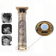 Máquina De Cortar Cabelo Dragão Usb Recarregável - Ideal Tanto Para Uso Doméstico Quanto