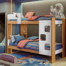 Beliche Infantil Escadas Moderna Portofino - Mobibaby