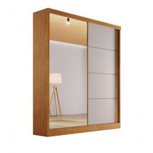 Guarda-roupa Solteiro Espelho 1,80m 100%mdf Veneza Bianchi