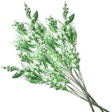 6 Ramos Decoração Arranjo Planta Artificial 5 Galhos Cada 40cm