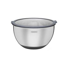 Bowl Tramontina Cucina Em Aço Inox Com Tampa Plástica 22 Cm 3 Litros