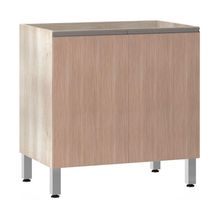 Balcão Sem Tampo 80cm Luci Legno Crem e Cumaru