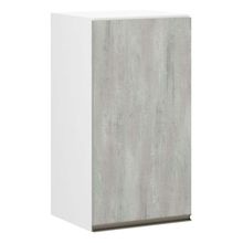 Armário Perola 40cm 1 Porta Branco Polar C/Concreto