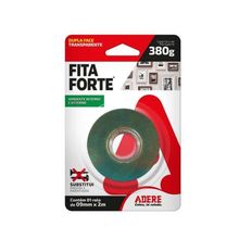 Fita Dupla Face Forte 9mm X 2 Metros - Fixação Para Quadros E Objetos De Decoração