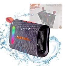 Caixa De Som Bluetooth Portátil Led 30w Prova D'agua
