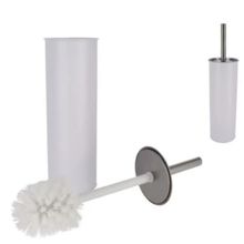 Escova Sanitaria Branca Inox Higienizacao Limpeza Vaso Sanitario Privada Suporte Luxo