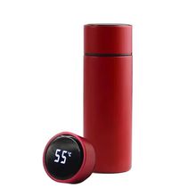 Garrafa Térmica Inteligente Indicador Sensor Temperatura Vermelho