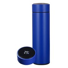 Garrafa Térmica Inteligente Indicador Sensor Temperatura Azul