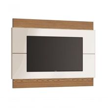 Painel Para Tv Classic 1.8 Off White Com Freijó - Imcal Móveis