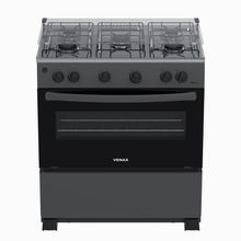 Fogao a Gas 5 Bocas Venax Picasso GIII Grafite