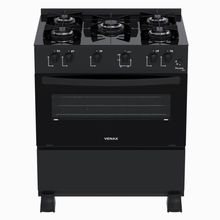 Fogao a Gas 5 Bocas Venax Picasso Line Preto
