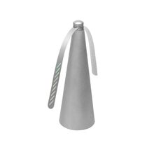 Ventilador Repelente de Mesa 9cm x 9cm x 26cm Prateado Plást