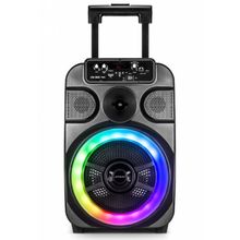 Caixa De Som LED Clássica Bluetooth Rádio Portátil Com Alça