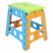 Banquinho Dobrável Banqueta Plástica Infantil Com Alça 25Kg