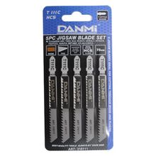 Jogo De Lâmina Serra Tico Tico Para Madeira 5 Peças 75MM DANMI®