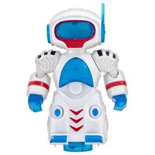 Brinquedo Robô Bate e Volta Infantil Com Luz Som