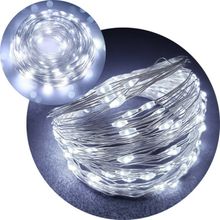 Pisca Cordão De Natal 400 Lâmpadas LEDs Branco 50M 110-220v