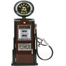 Caixa de Música Posto de Gasolina Decoração Verde 31cm