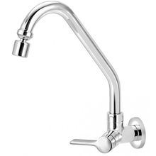 Torneira Para Cozinha Clean 1-4 de Volta Bica Móvel C62 Cromada de Parede Vtp620cwb Esteves Torn