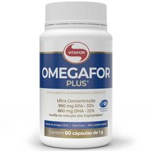 Omegafor plus vitafor omega 3 1G 60 capsulas