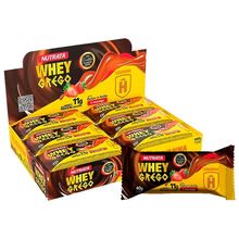 Whey Grego Bar Dulce De Leche E Morango Havanna Display 12U