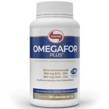 ÔmegaFor Plus (120 caps) - Ômega 3 Dha 660mg Epa 990mg - VitaFor