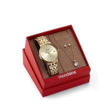 Kit Relógio Mondaine Feminino Analógico 53627LPMVDE1K3