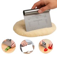 Espátula Inox 15cm Raspador Cortador de Massas e Legumes