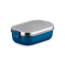 LANCHEIRA LE CREUSET HERMÉTICA ON THE GO EM AÇO INOXIDÁVEL AZUL DEEP TEAL 41069226420001 - UNT