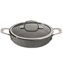 CAÇAROLA BAIXA BALLARINI SALINA COM TAMPA 28CM EM ALUMINIO FORJADO CINZA 1005130