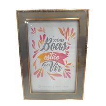 Porta Retrato Moldura Marrom 10x15 CB3428 - Moment