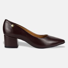 Sapato Scarpin Vizzano Bico Fino Salto Bloco Napa Garda - 1220.315.29918