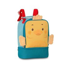 Lancheira Infantil Patinho Térmica Escolar Alça Costas e Mão