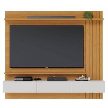 Painel Para Tv Home Suspenso Juriti 1.8 Ripado Naturale Off White Matte - Colibri