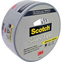 Fita Silver Tape, 45 mm x 25 m, Scotch, Hb004557920 3M