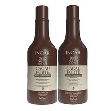 Kit Shampoo + Condicionador Inoar Cacau Forte 500ml