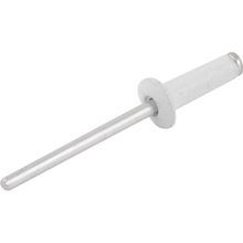 Rebite de Repuxo 4,0 mm x 10,0 mm, Branco, Pacote com 100 Peças Nove54 OstenVonder