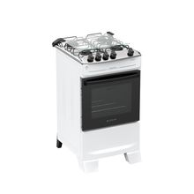 Fogão 4 Bocas Atlas Mônaco Top Mesa de Inox a Gás Bivolt