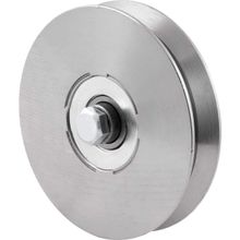 Roldana Para Portão 4, Tipo V, aço Polido, sem Caixa, Vonder OstenVonder