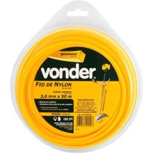 Fio de Nylon, 3,0 mm x 50 m, Quadrado, Vonder OstenVonder