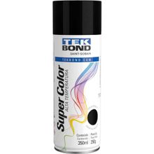 Tinta Spray Preto Alta Temperatura, 350 ml, Tekbond Preto