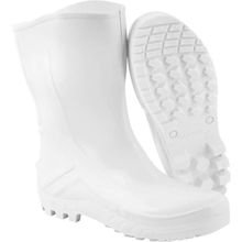 Bota de PVC Branca, sem Forro, Cano Médio, 37, Vulcaflex, Marluvas