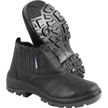 Botina de Couro, 42, com Elástico, Solado de Poliuretano, Bidensidade, com Biqueira de Polipropileno, Vertente Mais, 95b19-bp Marluvas OstenVonder